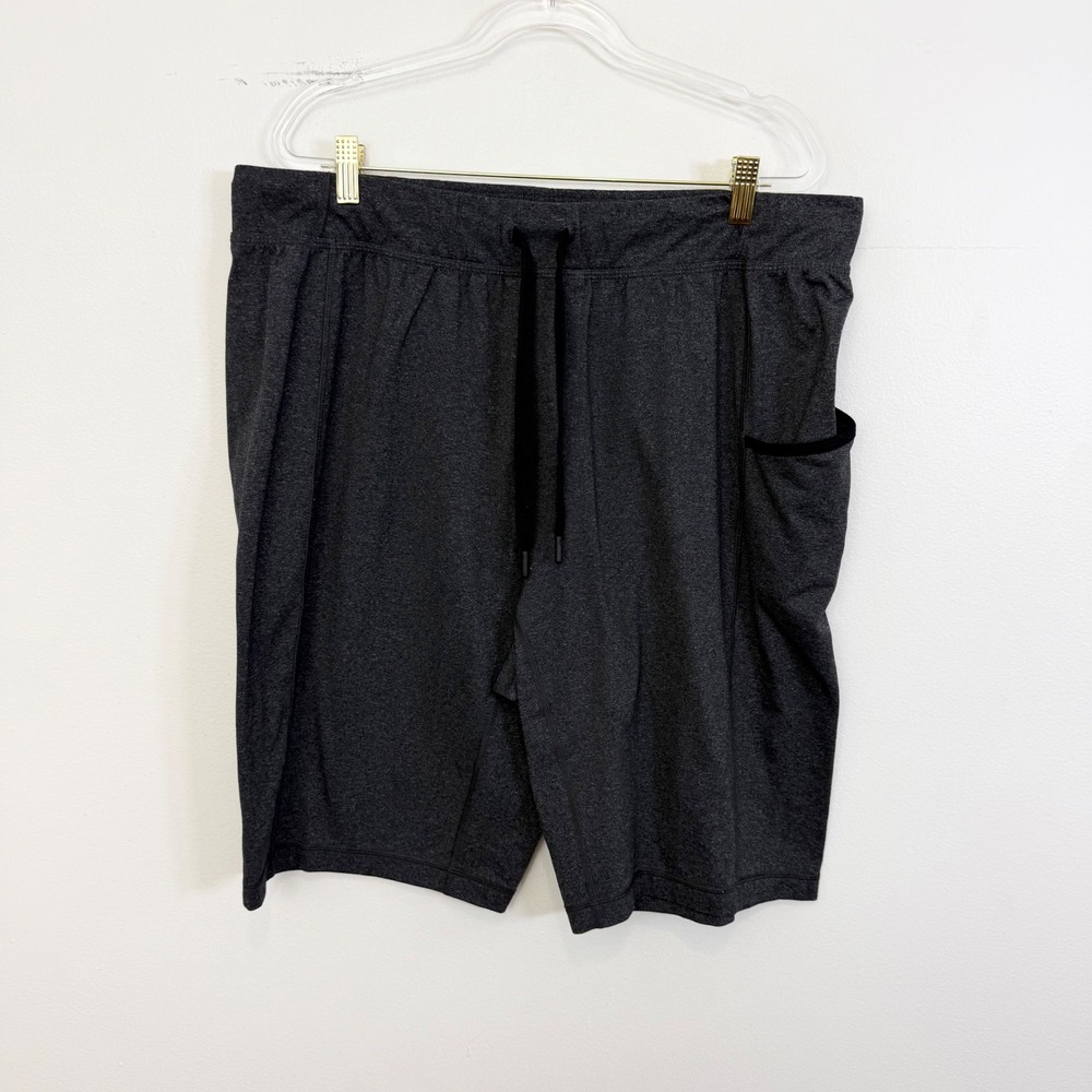 Lululemon Men's Athletic Shorts Charcoal Gray Drawstring XXL
